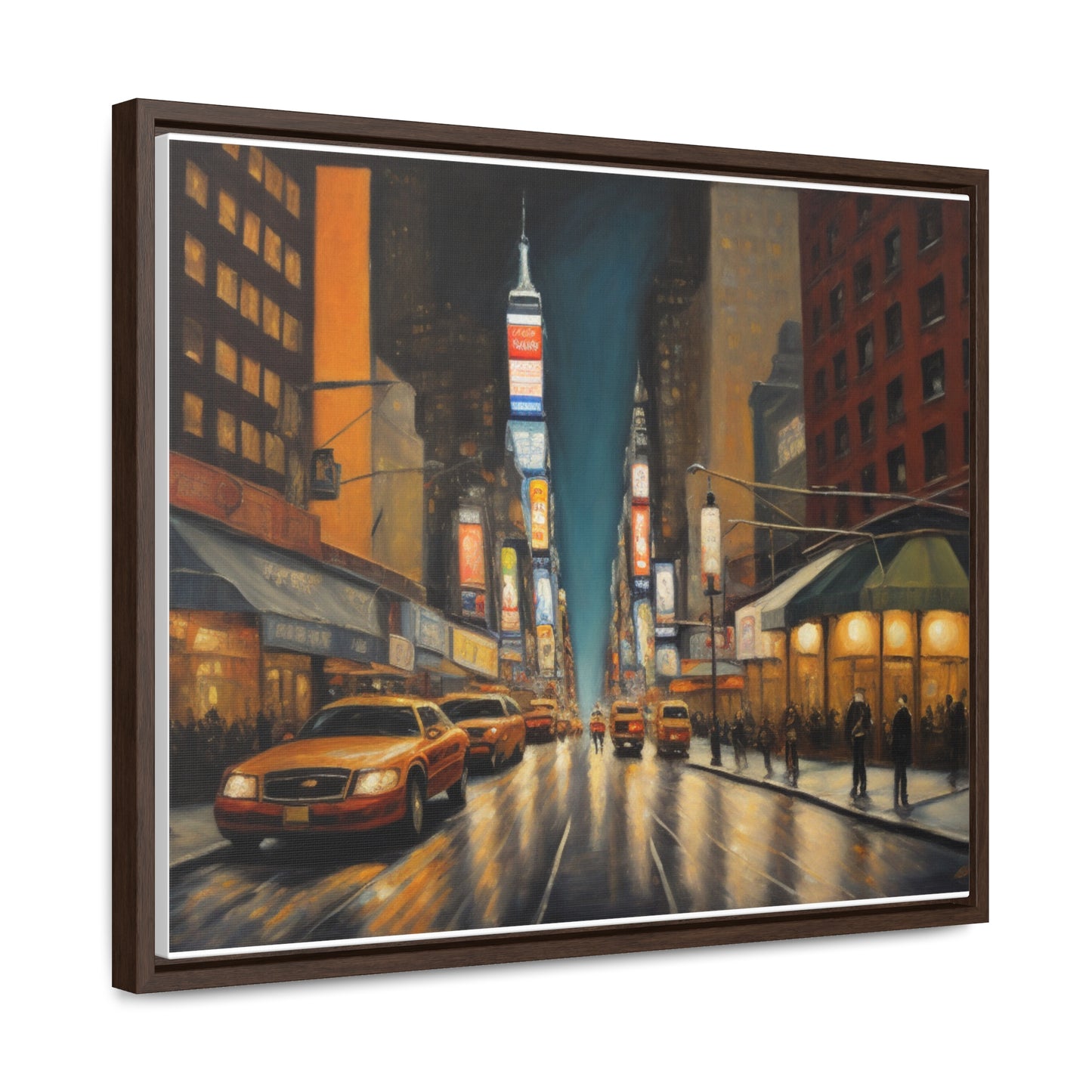 The City, Wall Art, Gallery Canvas Wraps, Horizontal Frame