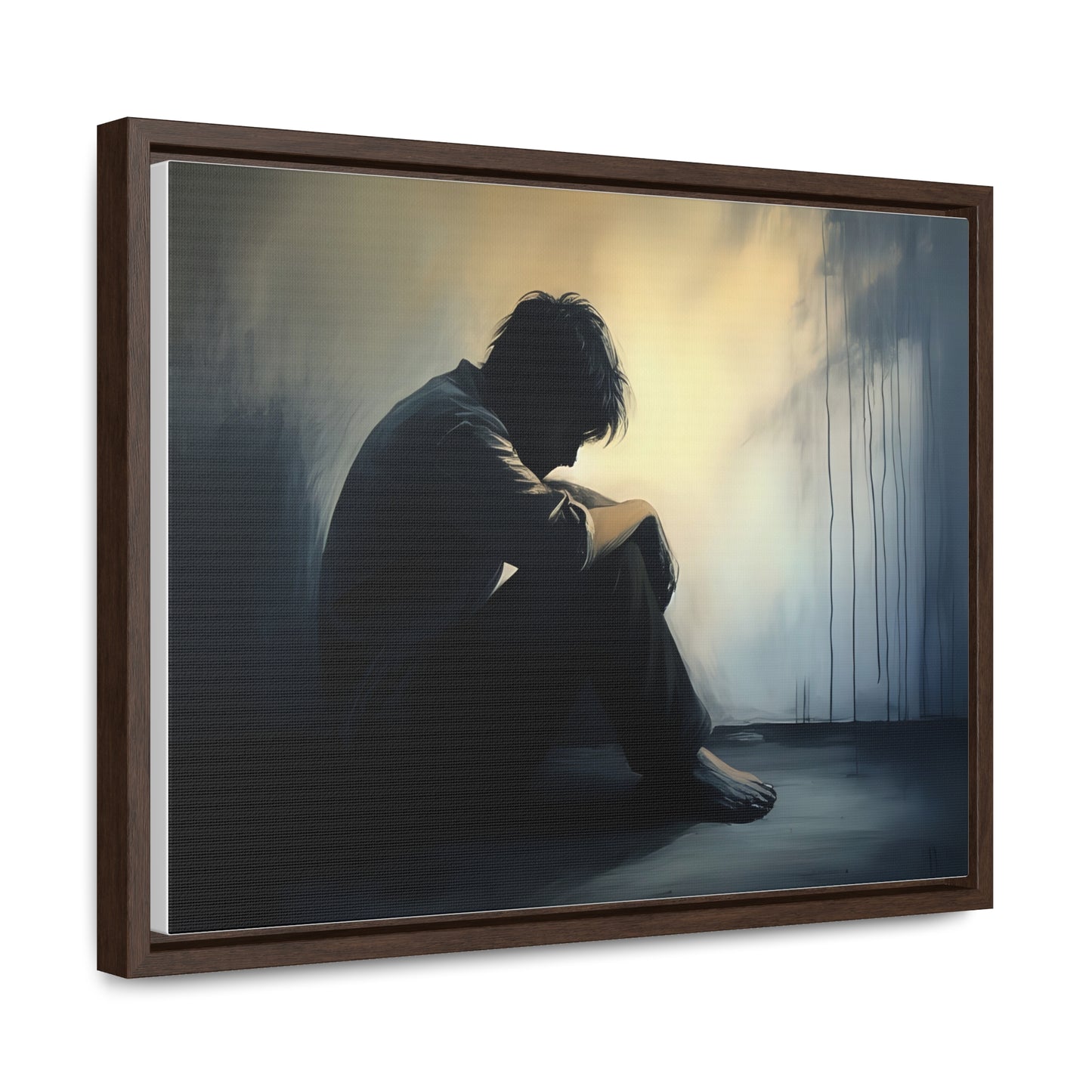 Gloomy, Wall Art, Gallery Canvas Wraps, Horizontal Frame