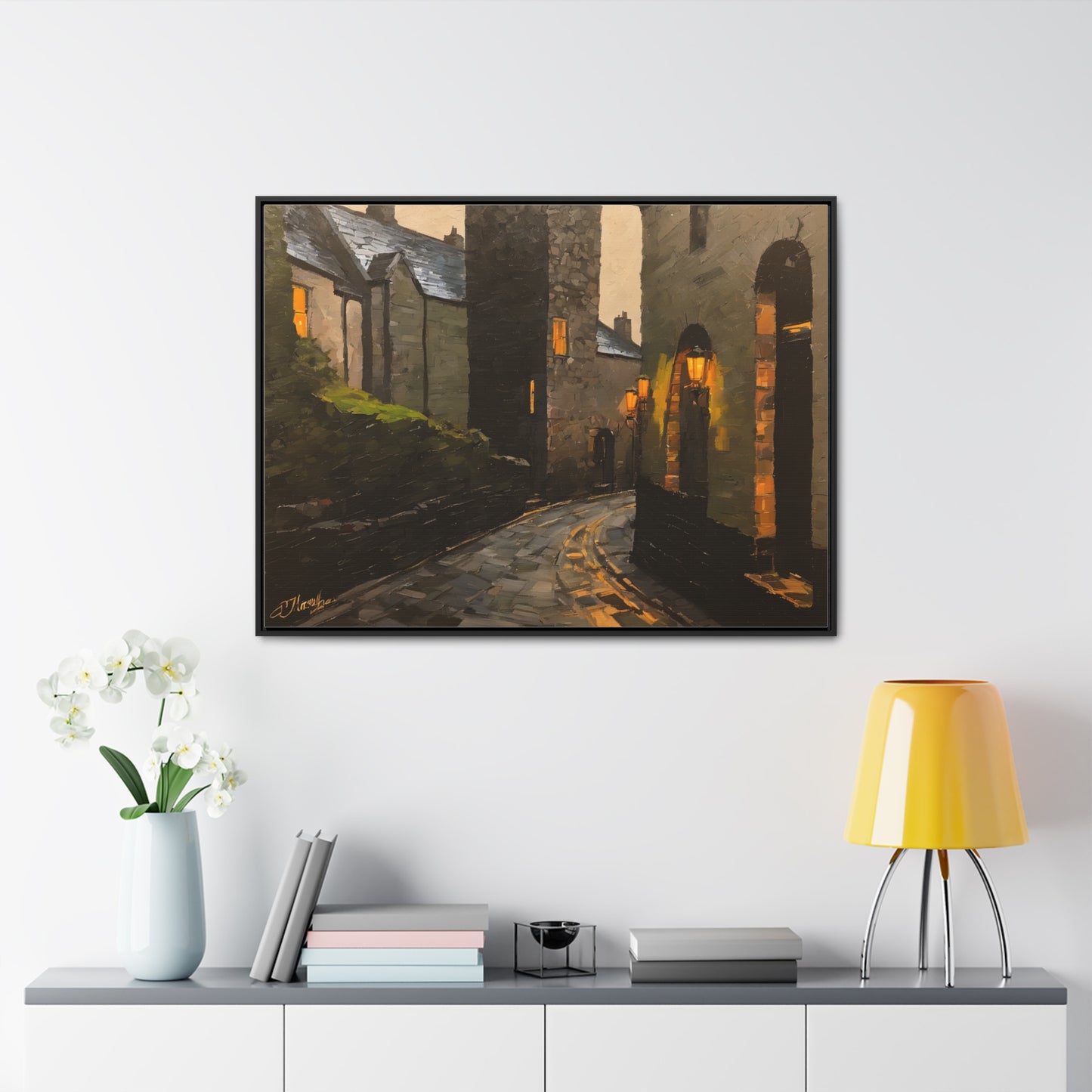 Walk the streets, Wall Art, Gallery Canvas Wraps, Horizontal Frame