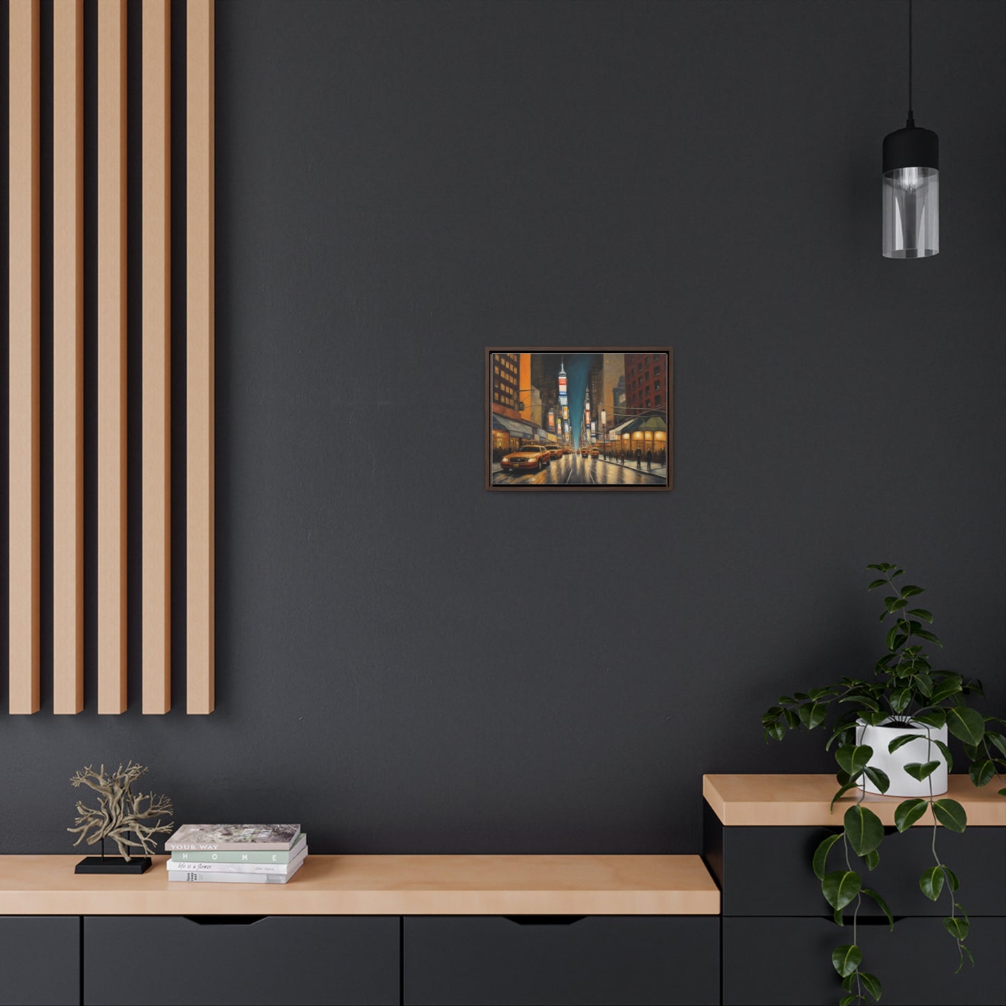 The City, Wall Art, Gallery Canvas Wraps, Horizontal Frame