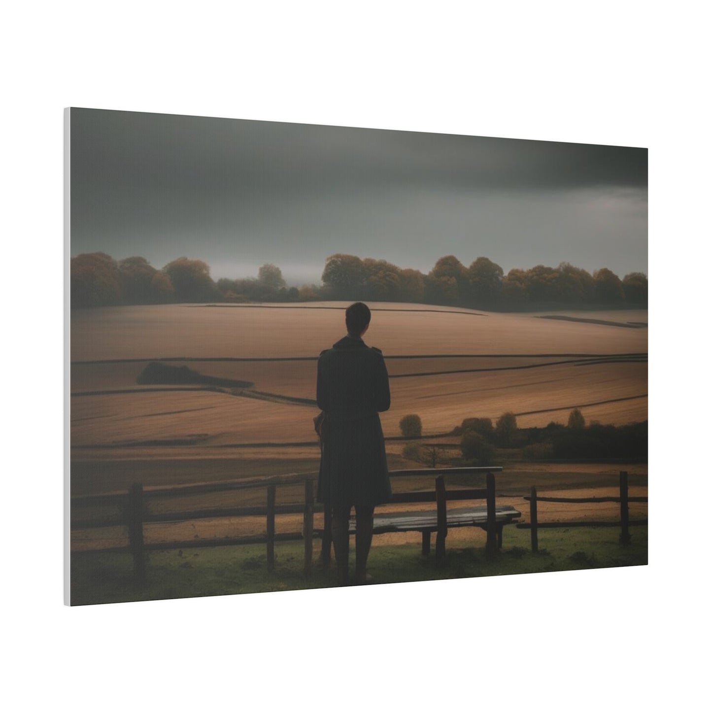 Alone, Wall Art, Matte Canvas, Stretched, 0.75"