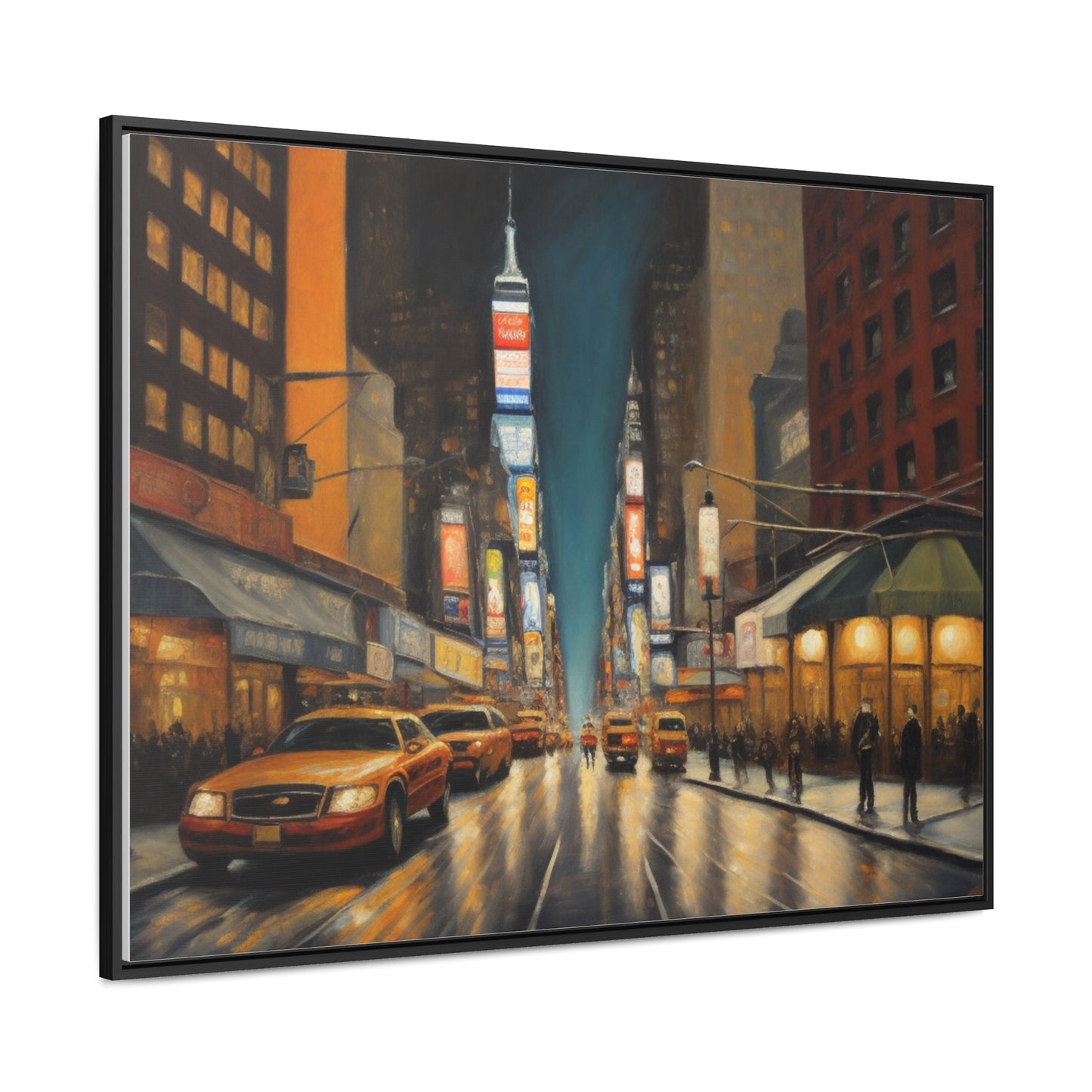 The City, Wall Art, Gallery Canvas Wraps, Horizontal Frame