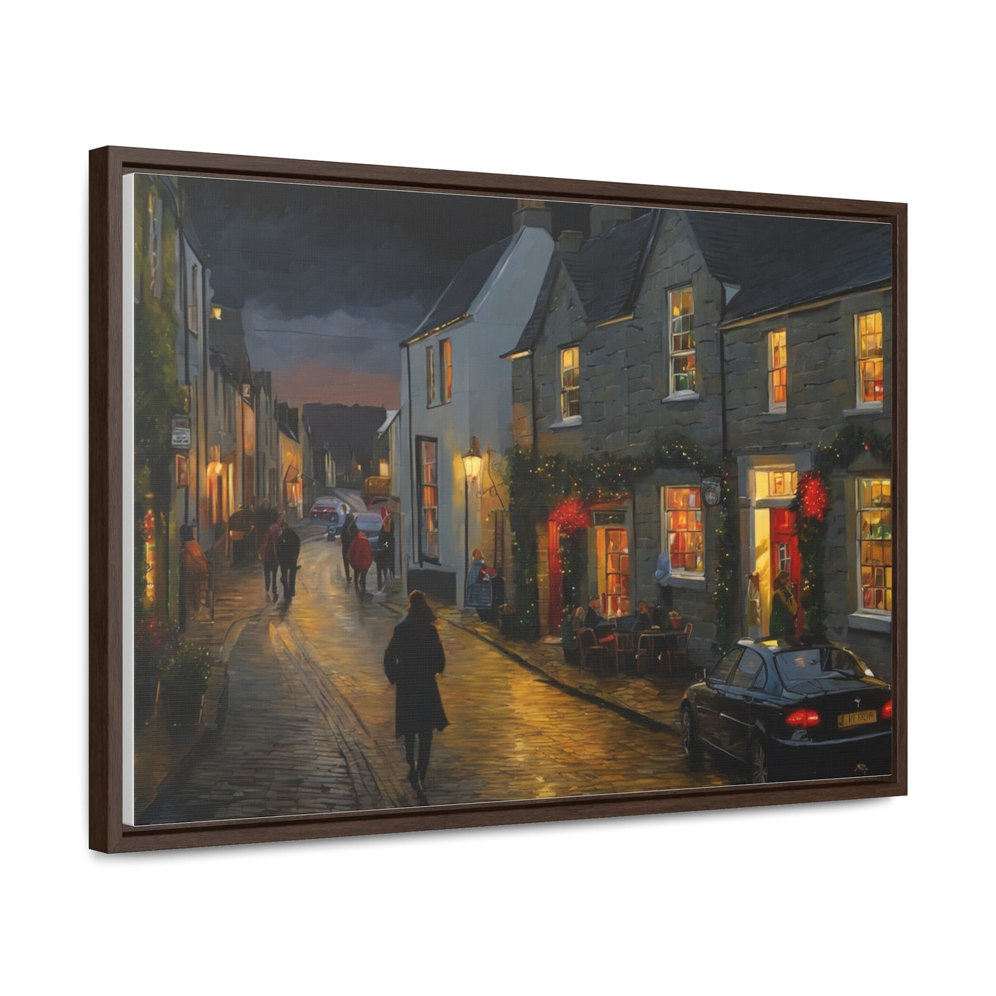 Calm Town, Wall Art, Gallery Canvas Wraps, Horizontal Frame