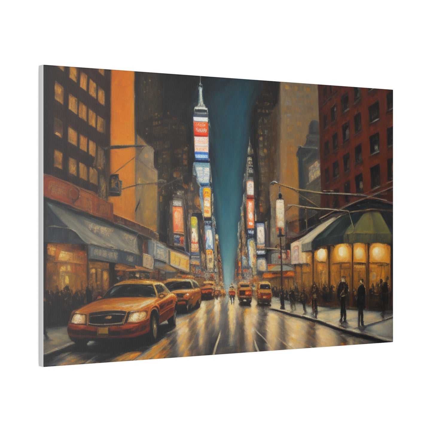 The City, Wall Art, Matte Canvas, Stretched, 0.75"