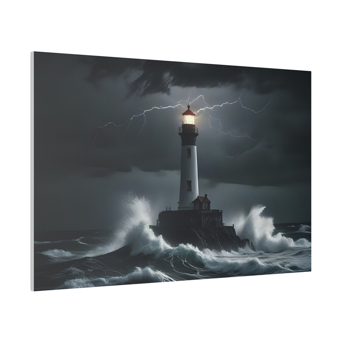 The light house, Wall Art, Matte Canvas, Stretched, 0.75"