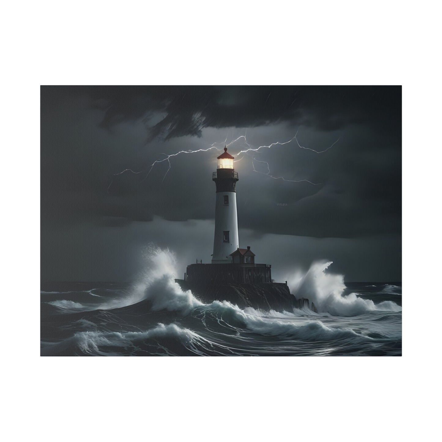 The light house, Wall Art, Matte Canvas, Stretched, 0.75"