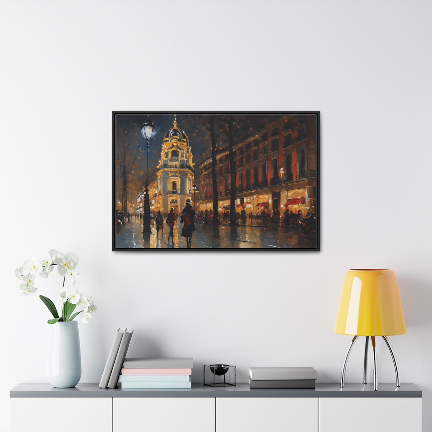 Town Center, Wall Art, Gallery Canvas Wraps, Horizontal Frame