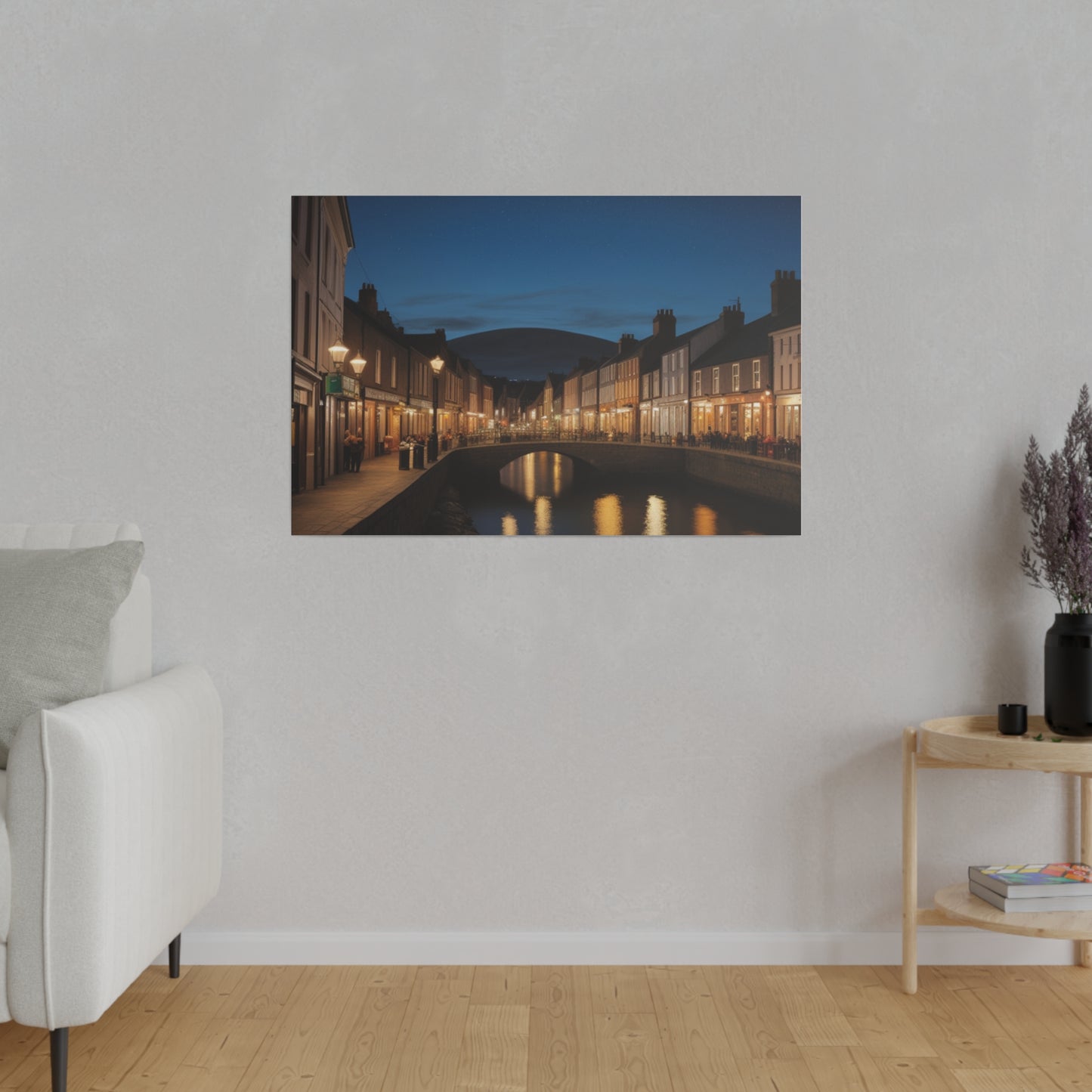 Canal, Wall Art, Matte Canvas, Stretched, 0.75"