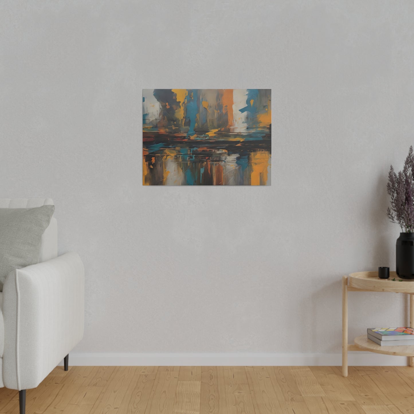 Abstract, Wall Art, Matte Canvas, Stretched, 0.75"