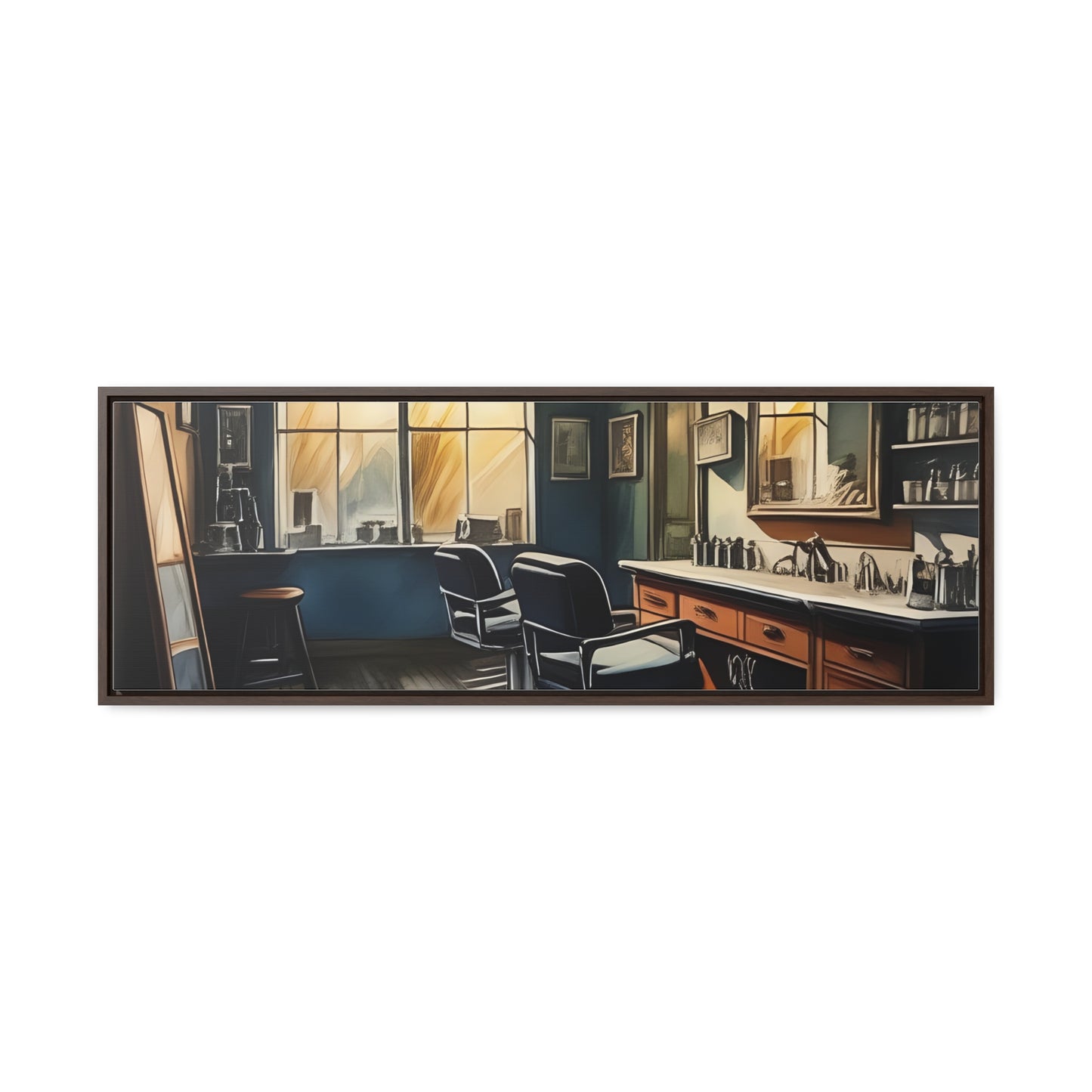 Barbershop, Wall Art, Gallery Canvas Wraps, Horizontal Frame