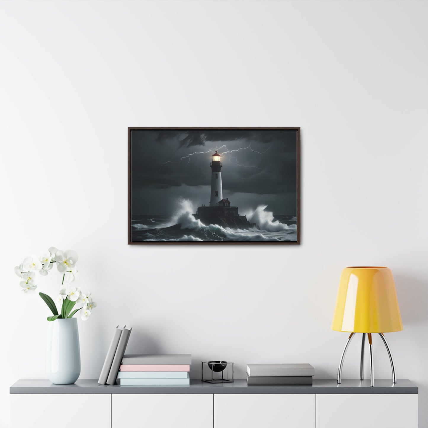 Light House, Wall Art, Gallery Canvas Wraps, Horizontal Frame