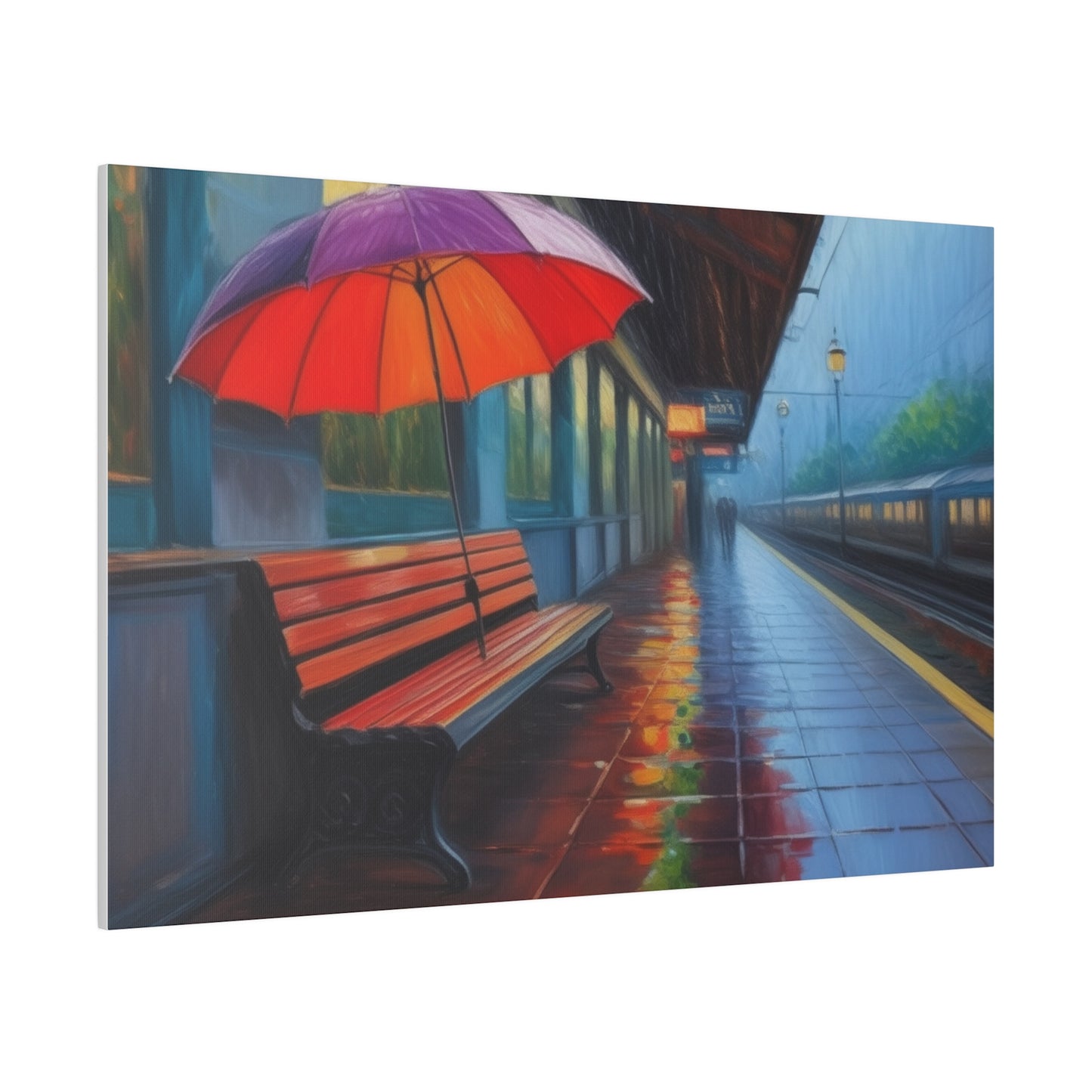 Umbrella, Wall Art, Matte Canvas, Stretched, 0.75"