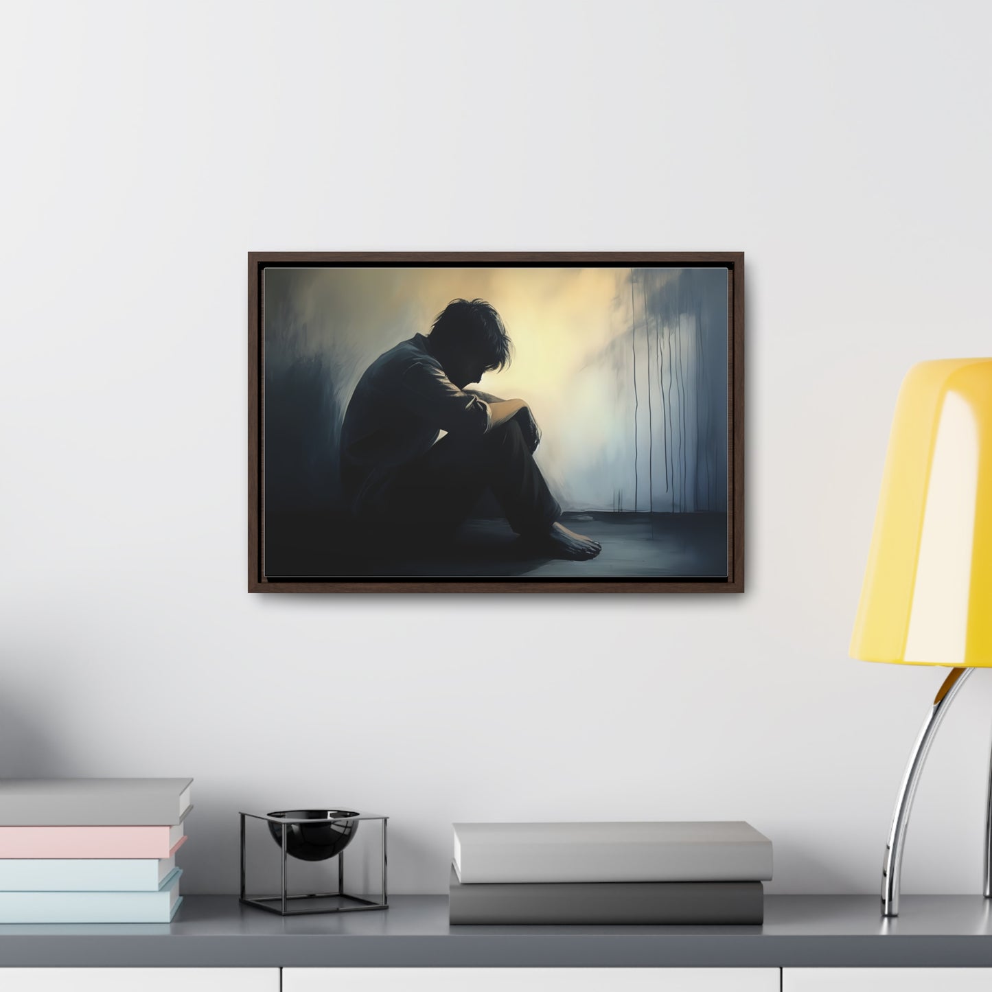 Gloomy, Wall Art, Gallery Canvas Wraps, Horizontal Frame