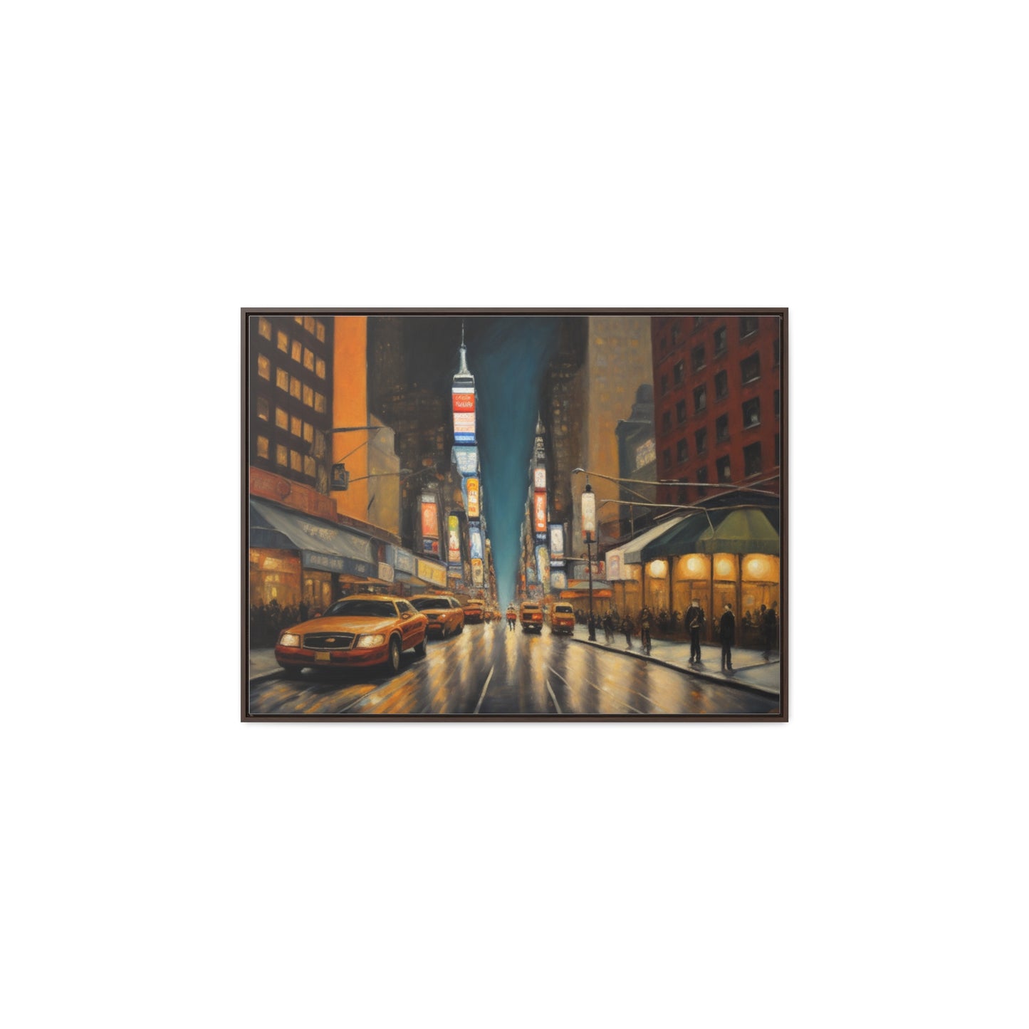 The City, Wall Art, Gallery Canvas Wraps, Horizontal Frame