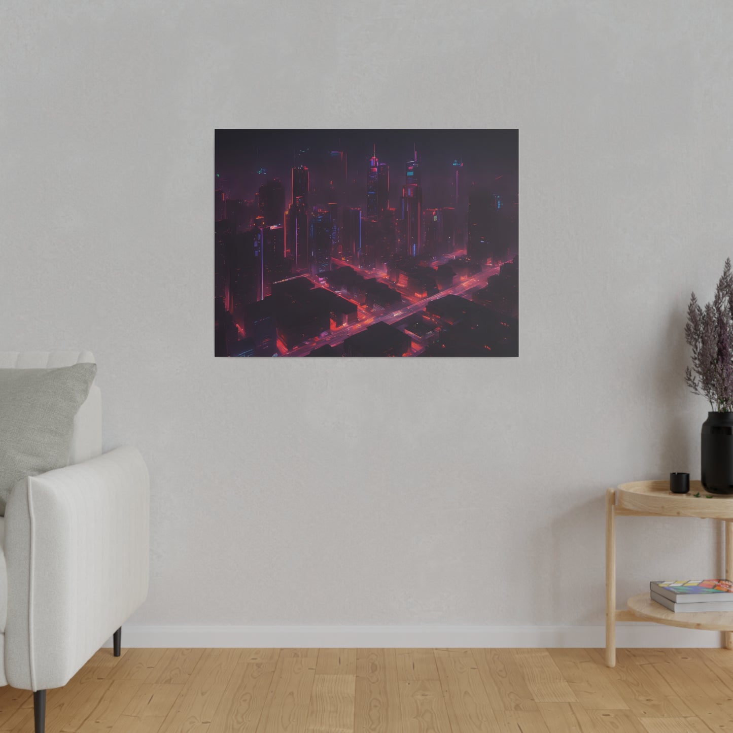 Neon lights, Wall Art, Matte Canvas, Stretched, 0.75"