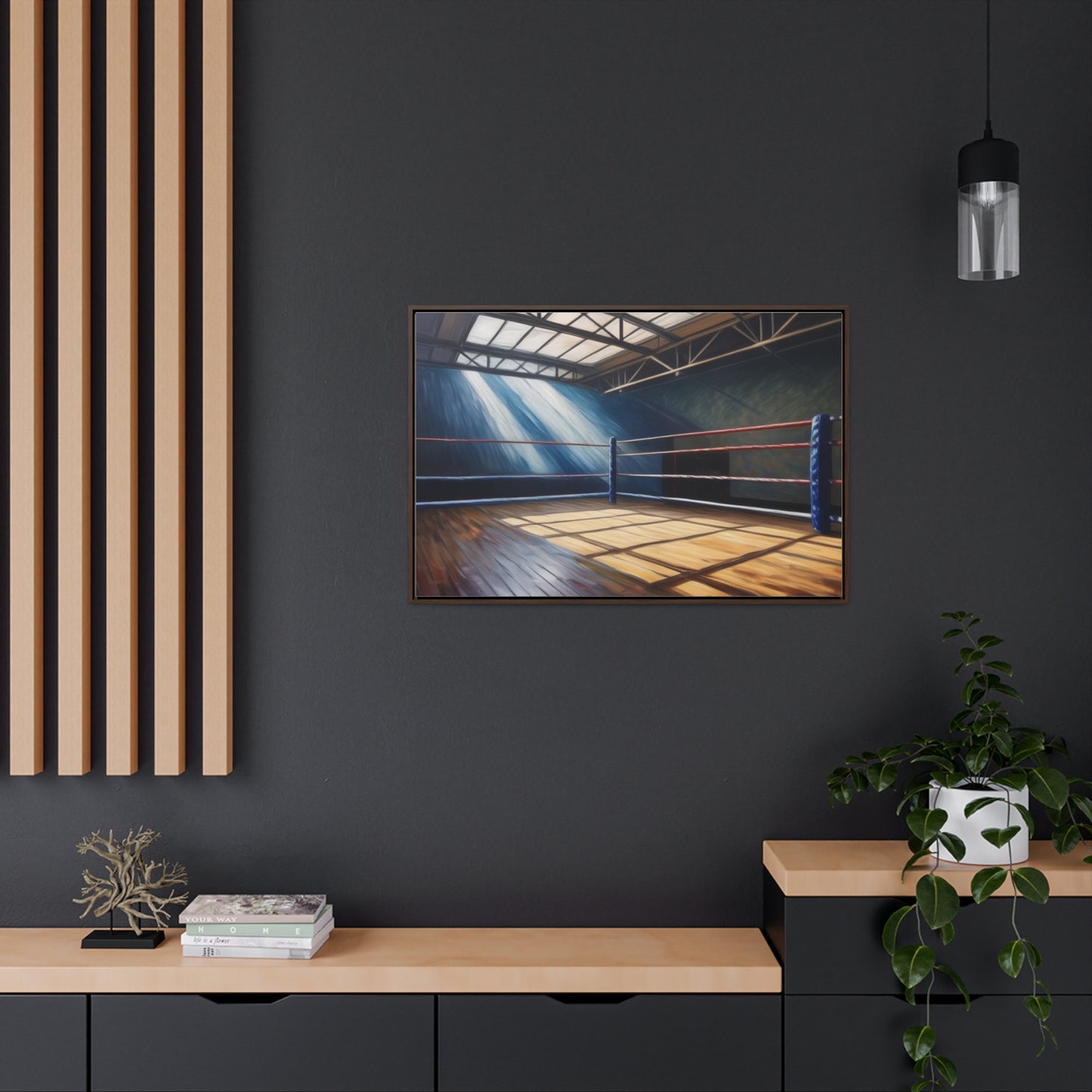 Boxing Ring, Wall Art, Gallery Canvas Wraps, Horizontal Frame