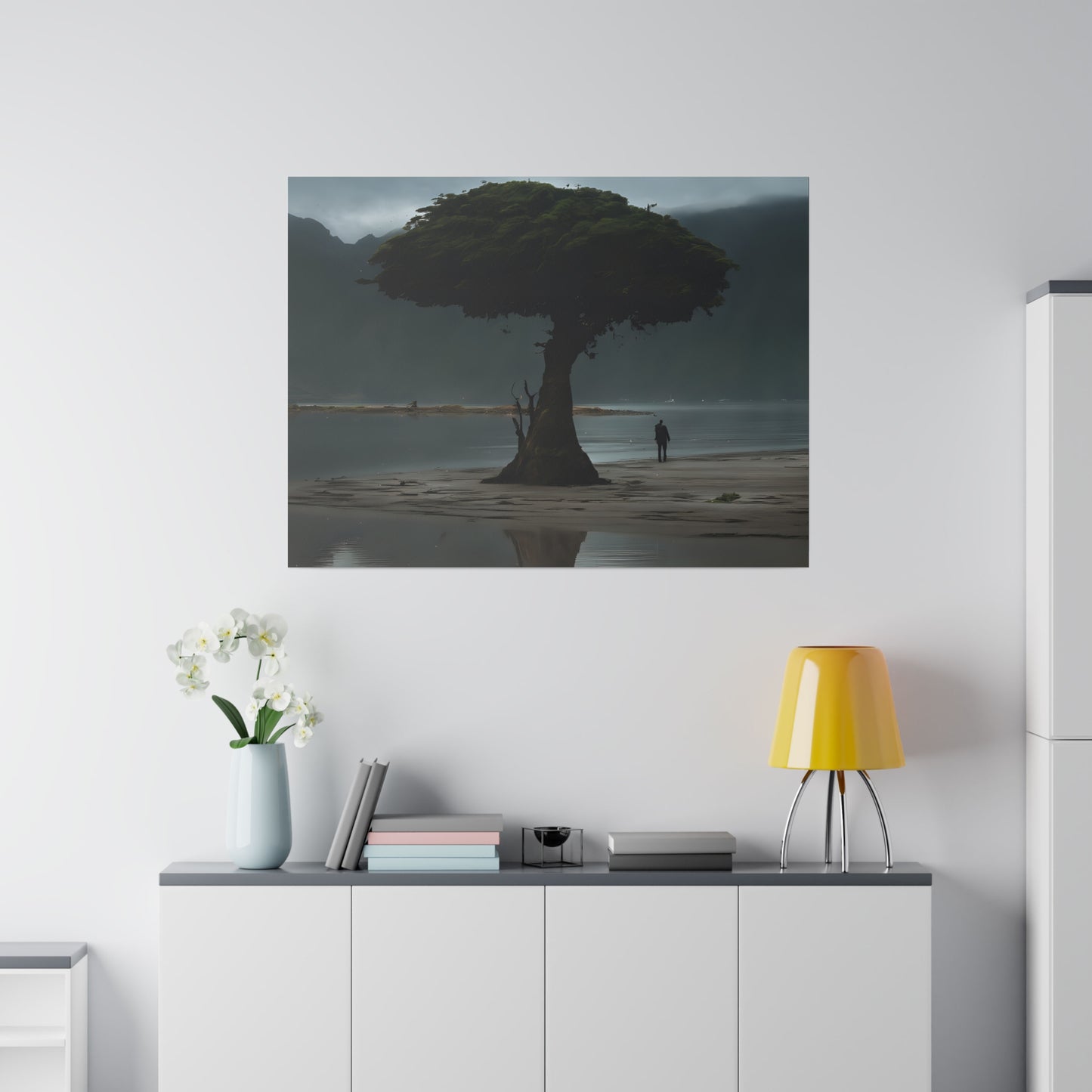 Tree, Wall Art, Matte Canvas, Stretched, 0.75"