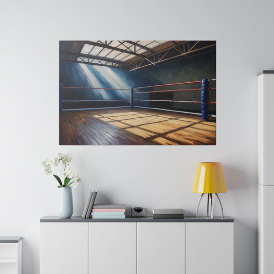 Boxing Ring, Wall Art, Matte Canvas, Stretched, 0.75"