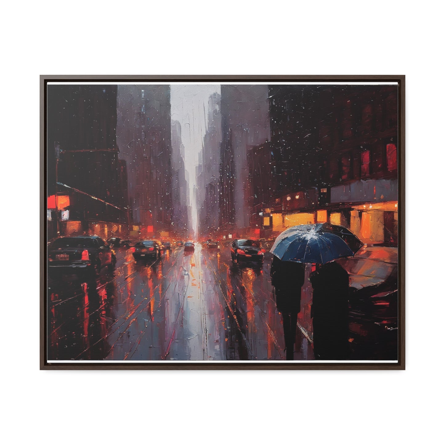 City Streets, Wall Art, Gallery Canvas Wraps, Horizontal Frame