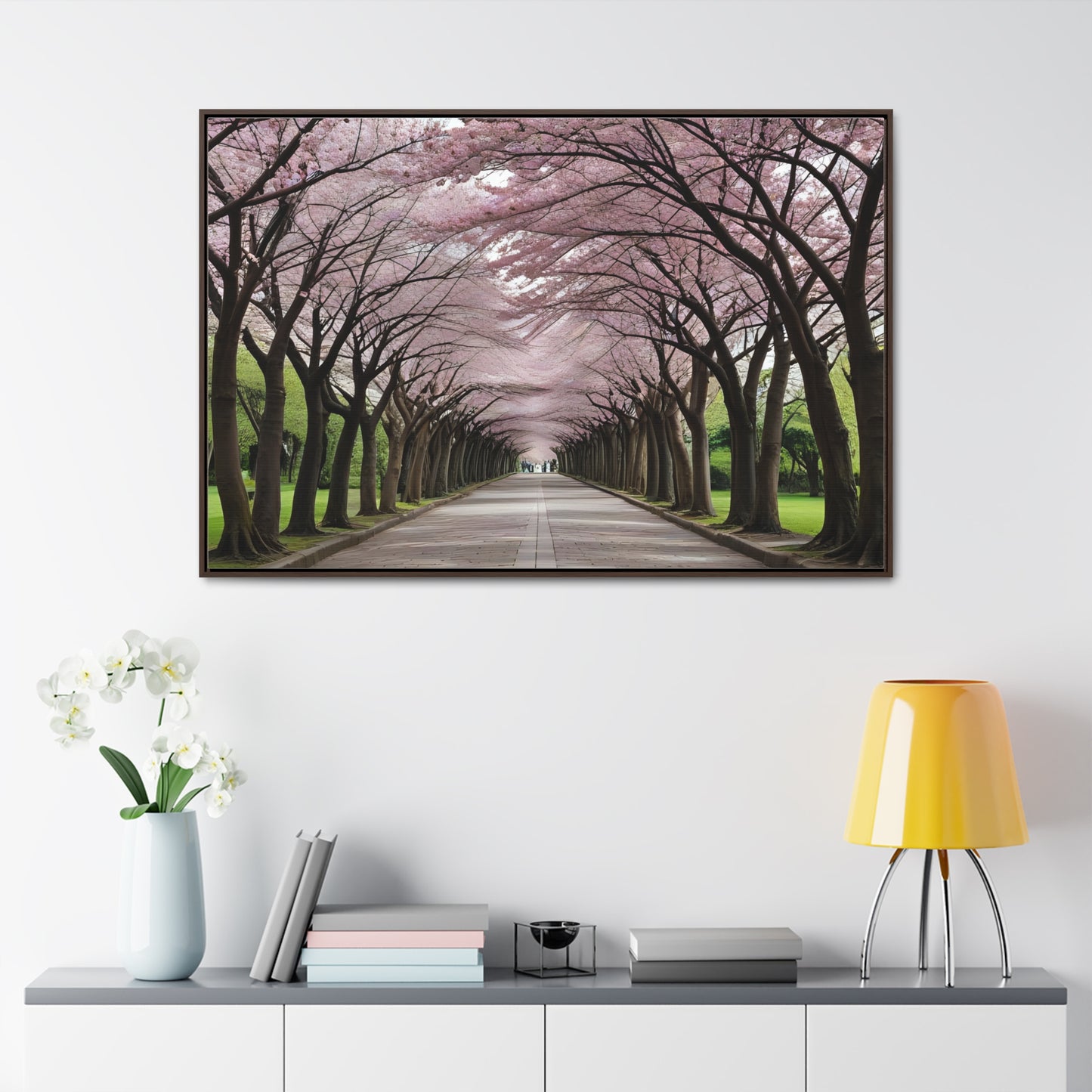 Cherry Blossoms, Gallery Canvas Wraps, Horizontal Frame