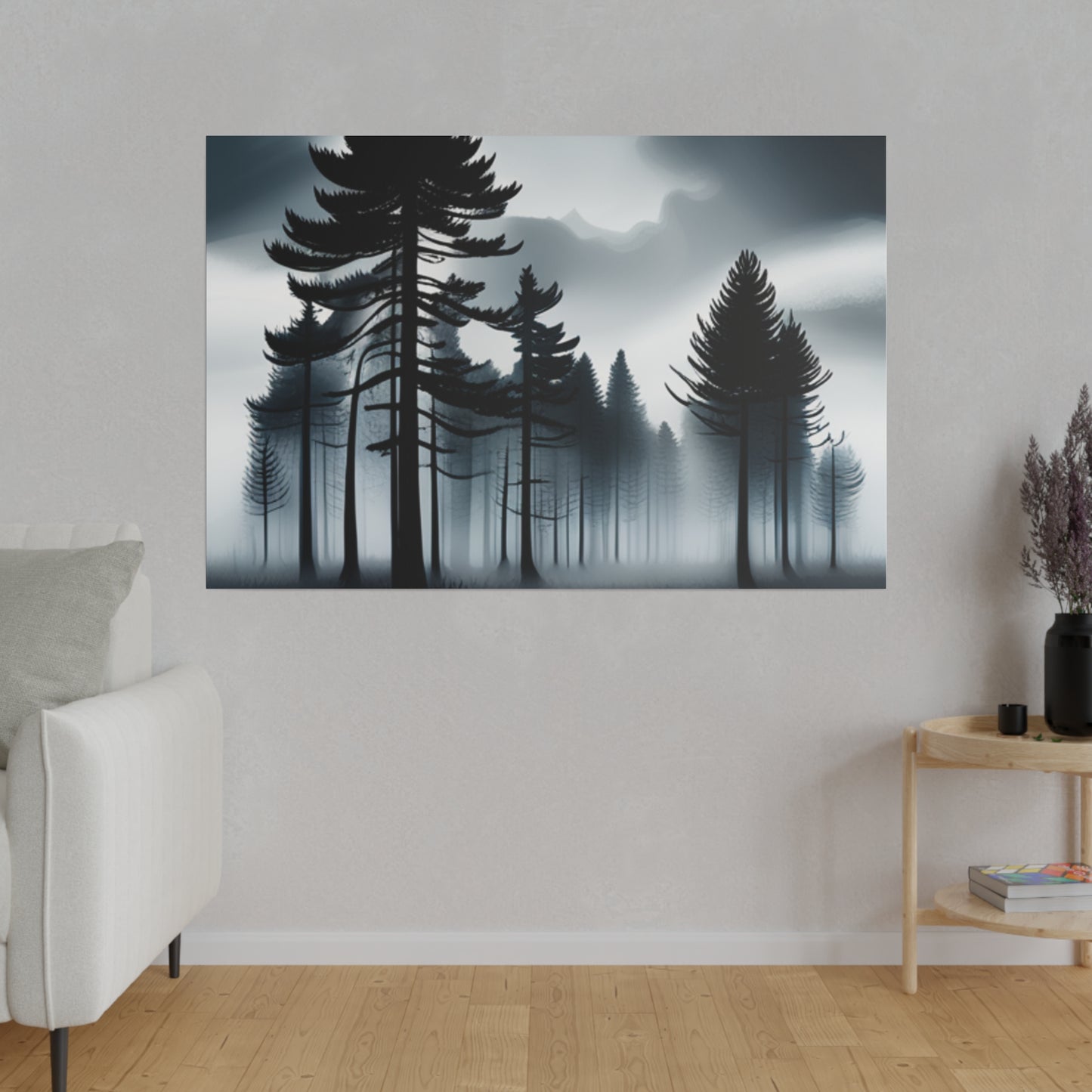 Gray day, Wall Art, Matte Canvas, Stretched, 0.75"