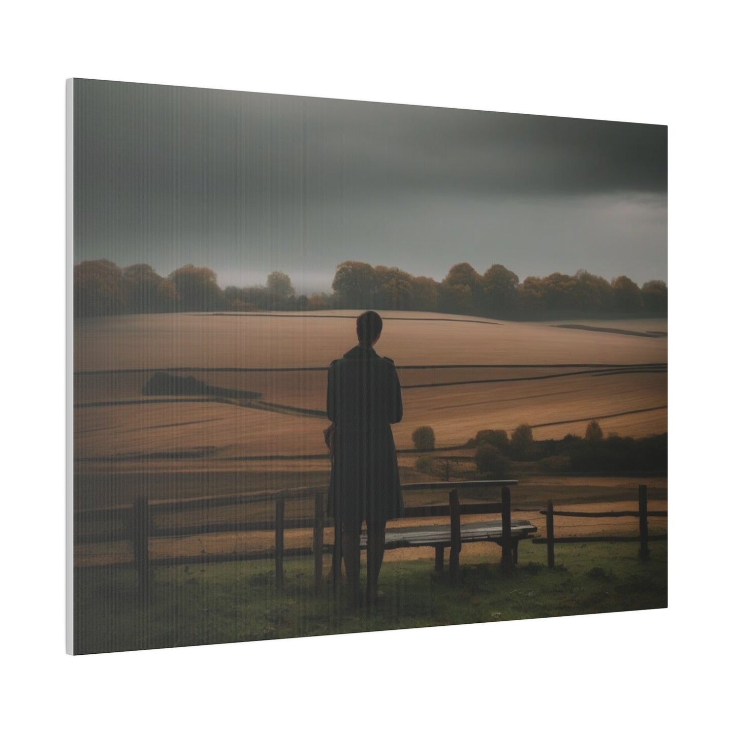 Alone, Wall Art, Matte Canvas, Stretched, 0.75"