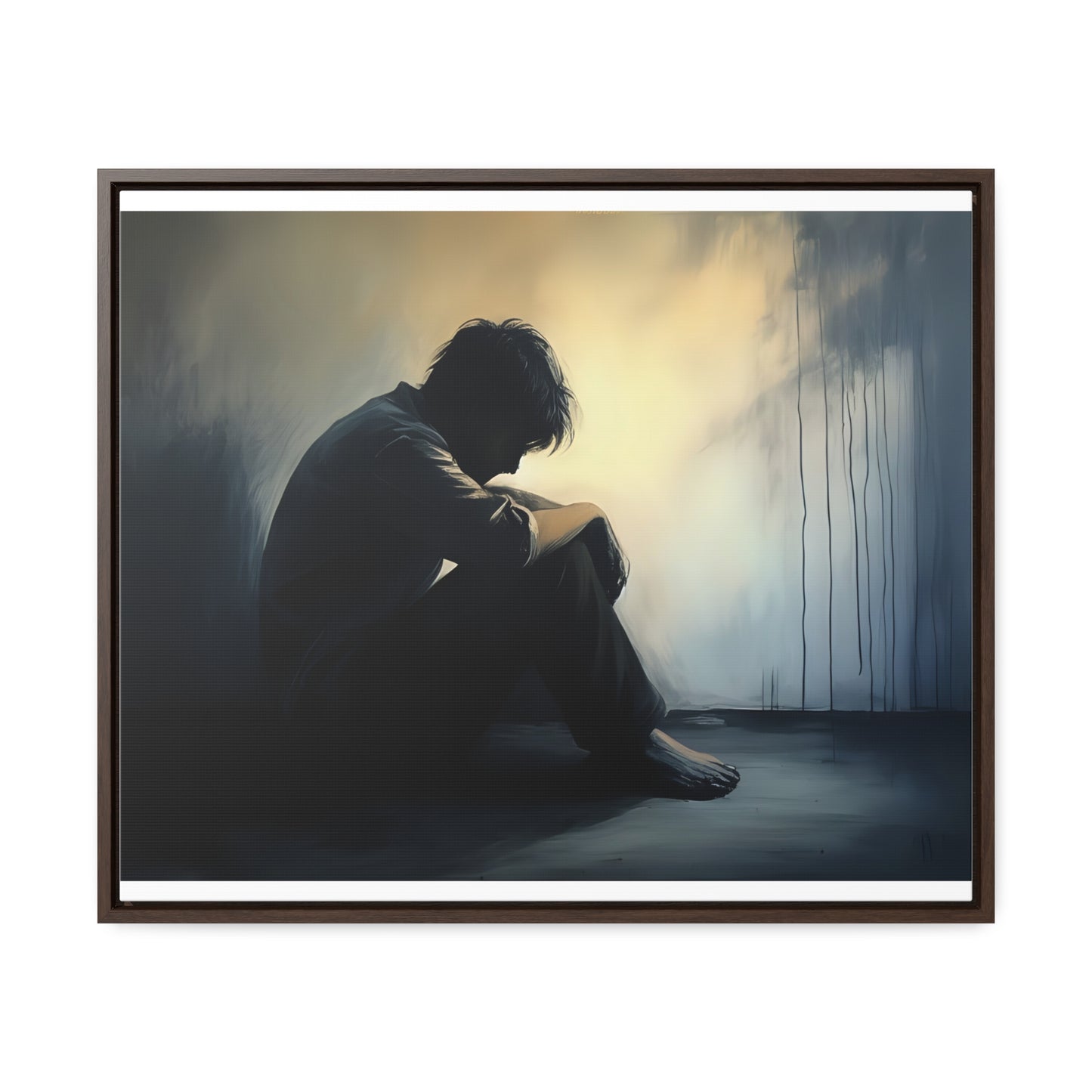 Gloomy, Wall Art, Gallery Canvas Wraps, Horizontal Frame