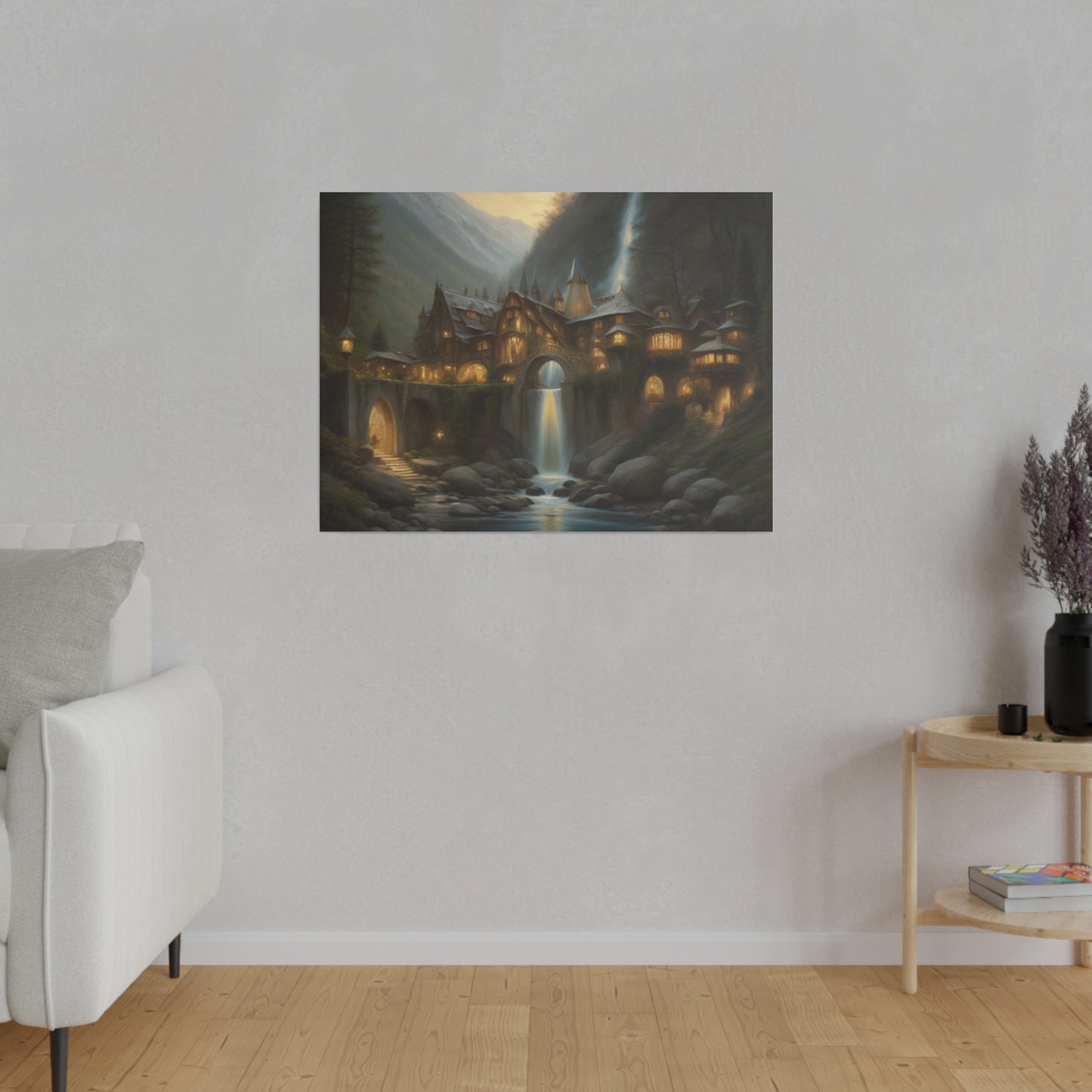 Rivendell, Wall Art, Matte Canvas, Stretched, 0.75"