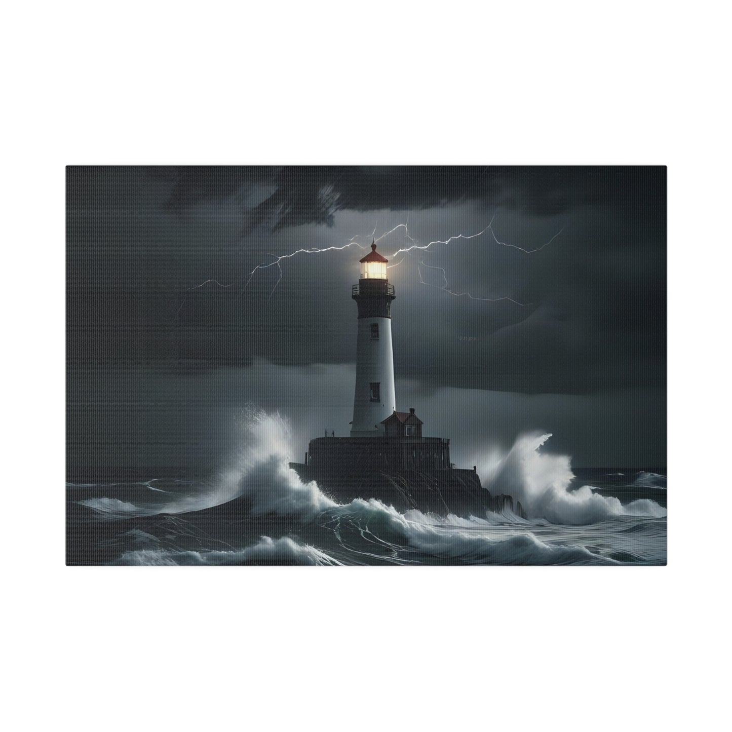 The light house, Wall Art, Matte Canvas, Stretched, 0.75"