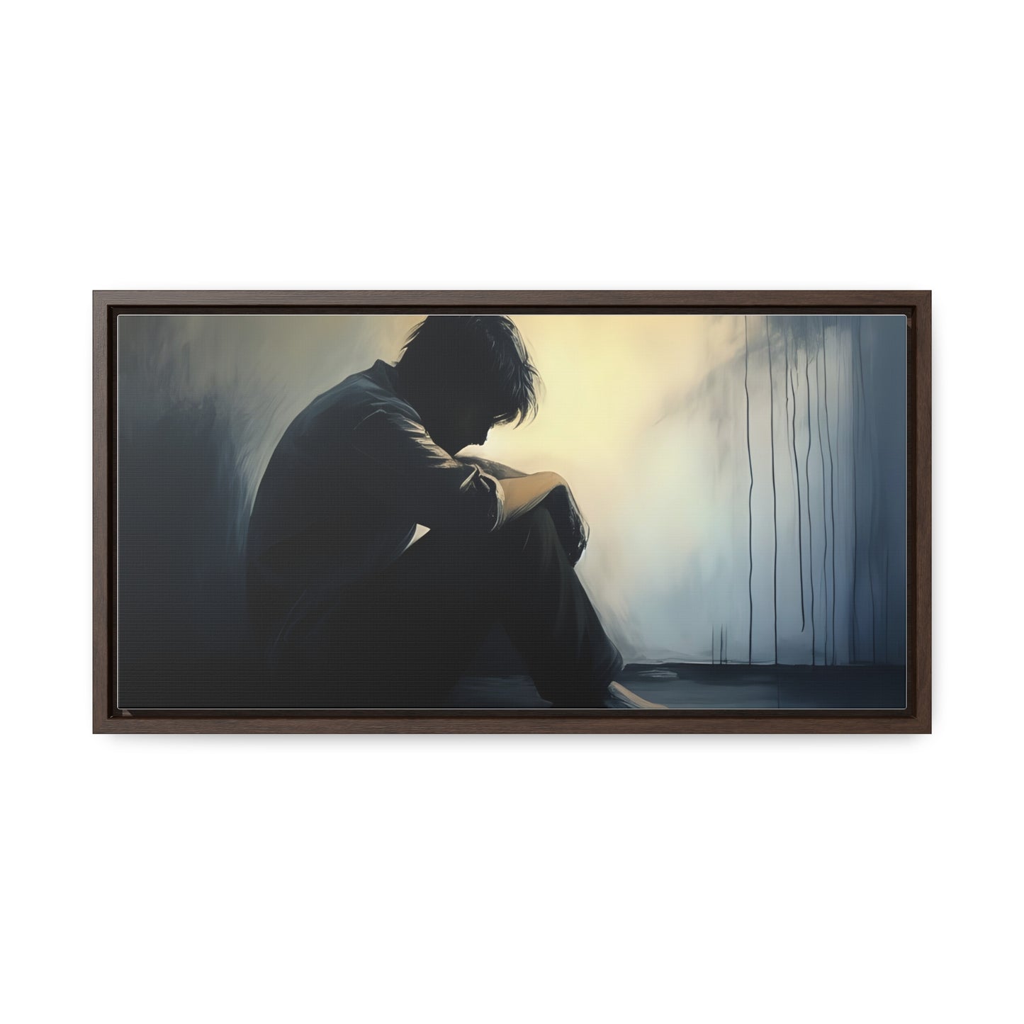 Gloomy, Wall Art, Gallery Canvas Wraps, Horizontal Frame