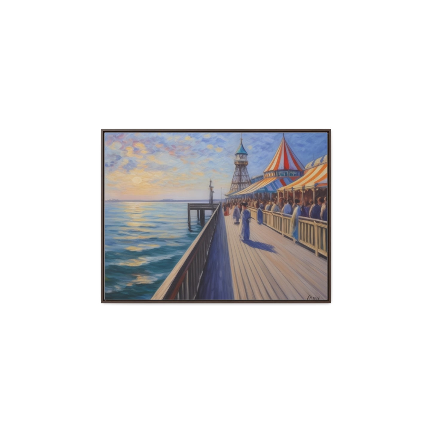 Pier, Wall Art, Gallery Canvas Wraps, Horizontal Frame