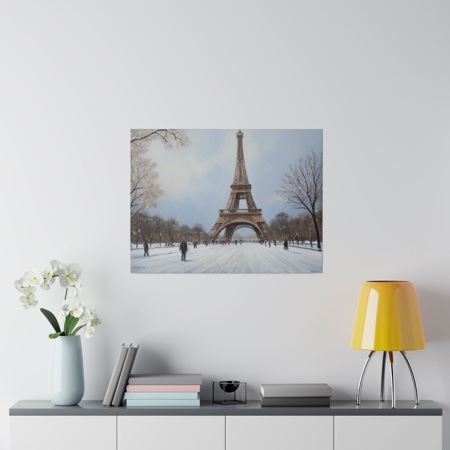 Paris France, Wall Art, Matte Canvas, Stretched, 0.75"