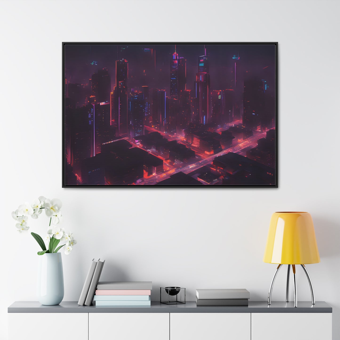 Neon lights, Wall Art, Gallery Canvas Wraps, Horizontal Frame