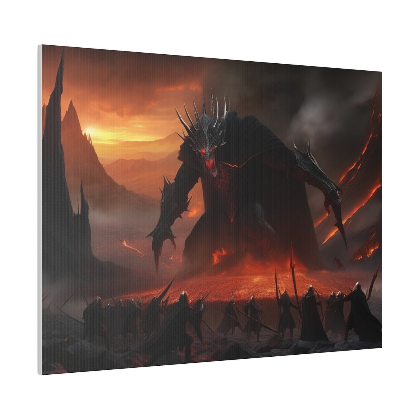 Lord Of The Rings, Morgoth, Wall Art, Matte Canvas, Stretched, 0.75"