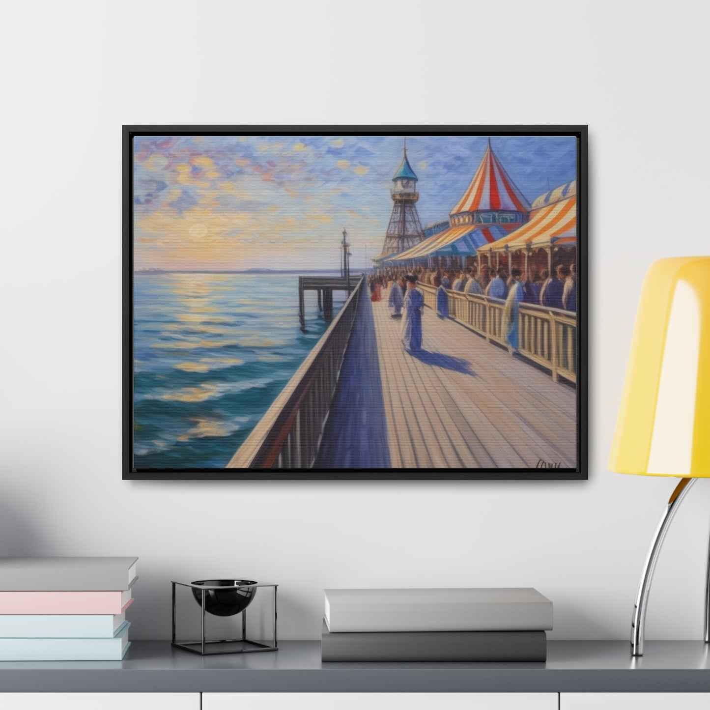 Pier, Wall Art, Gallery Canvas Wraps, Horizontal Frame