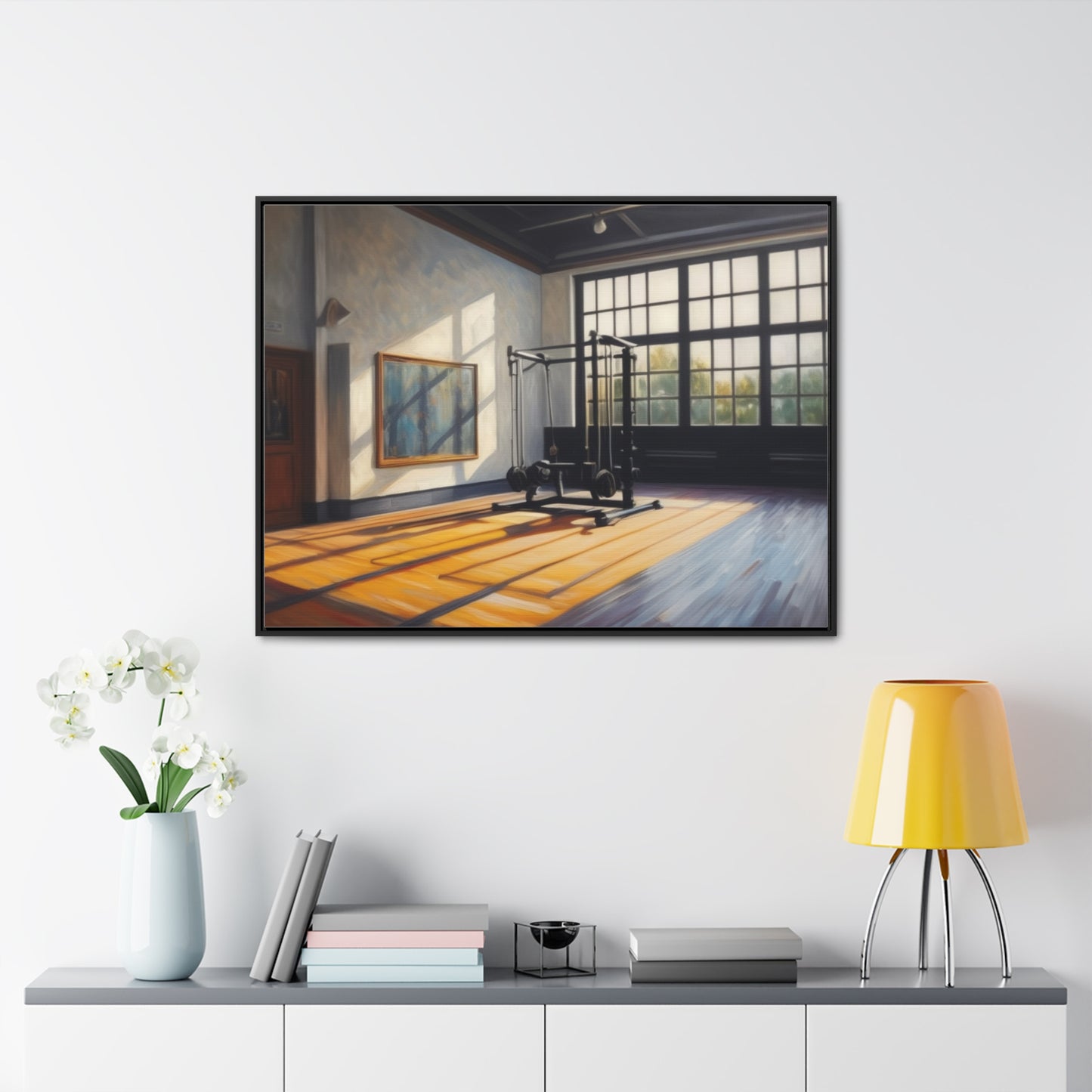 Gym, Workout, Wall Art, Gallery Canvas Wraps, Horizontal Frame