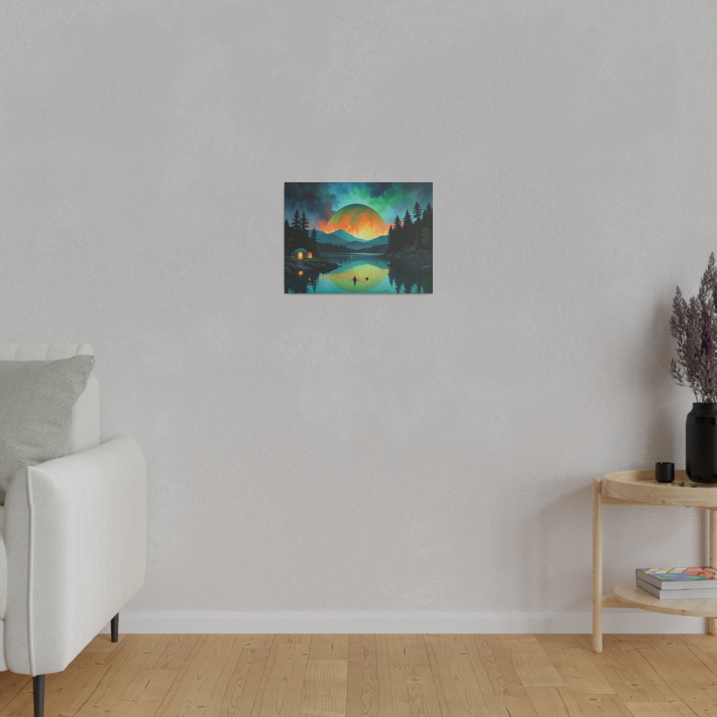 The Moon Tonight, Wall Art, Matte Canvas, Stretched, 0.75"