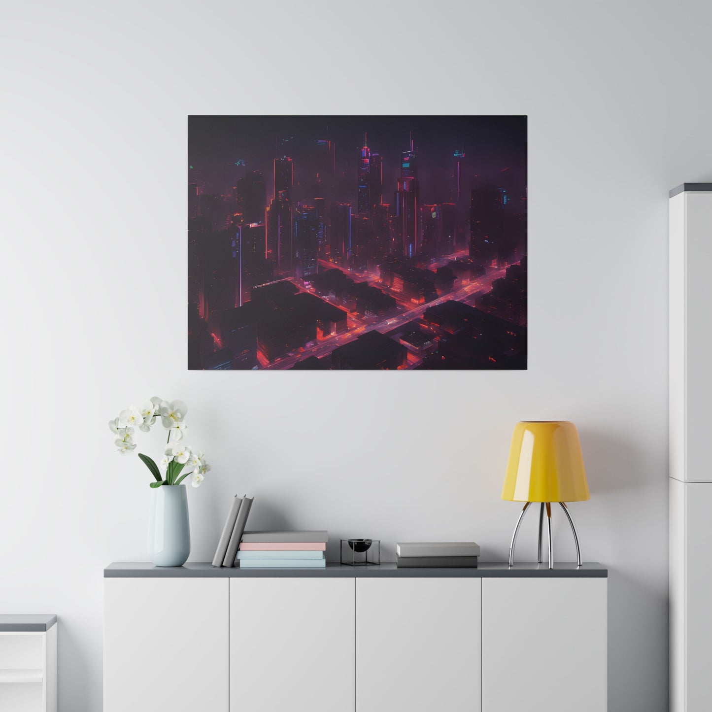 Neon lights, Wall Art, Matte Canvas, Stretched, 0.75"