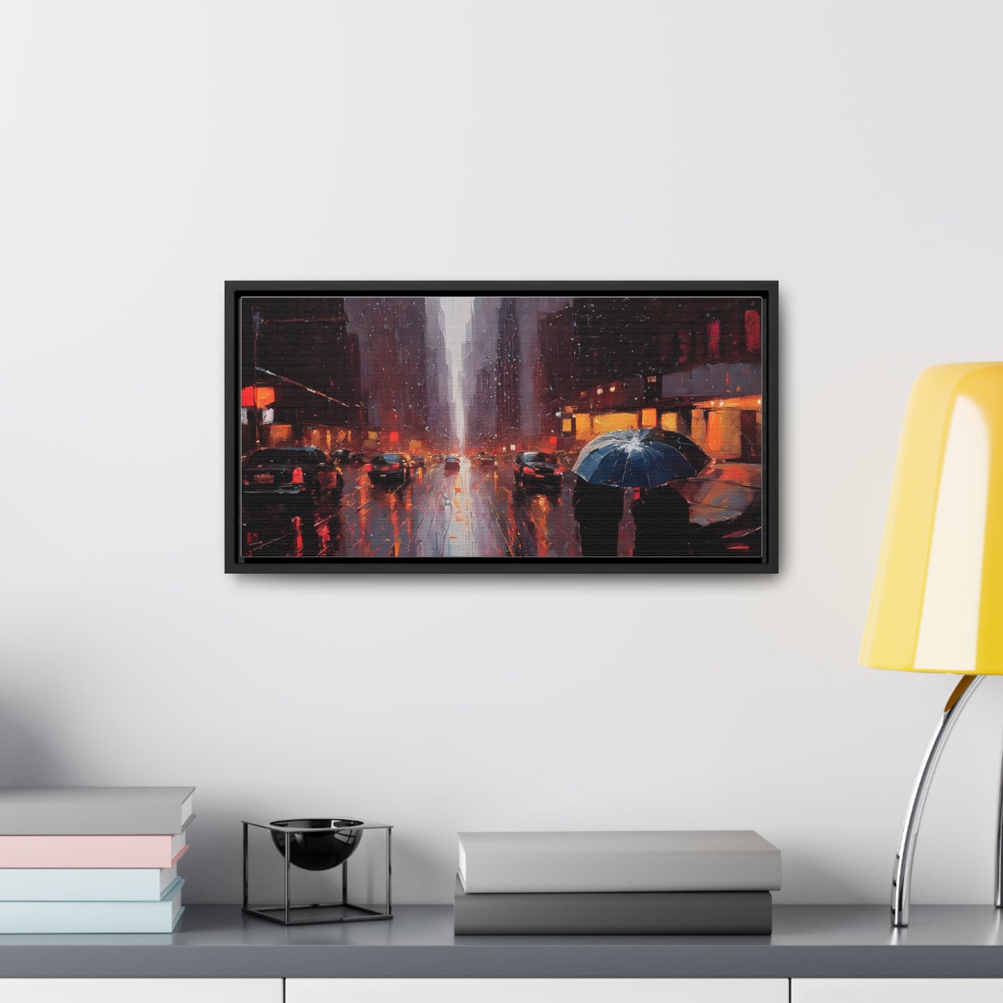 City Streets, Wall Art, Gallery Canvas Wraps, Horizontal Frame