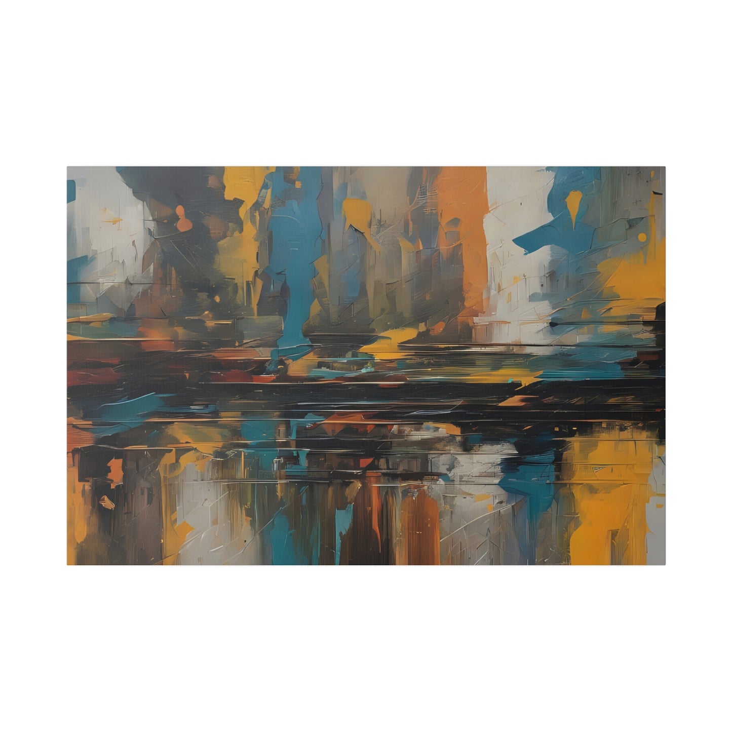 Abstract, Wall Art, Matte Canvas, Stretched, 0.75"