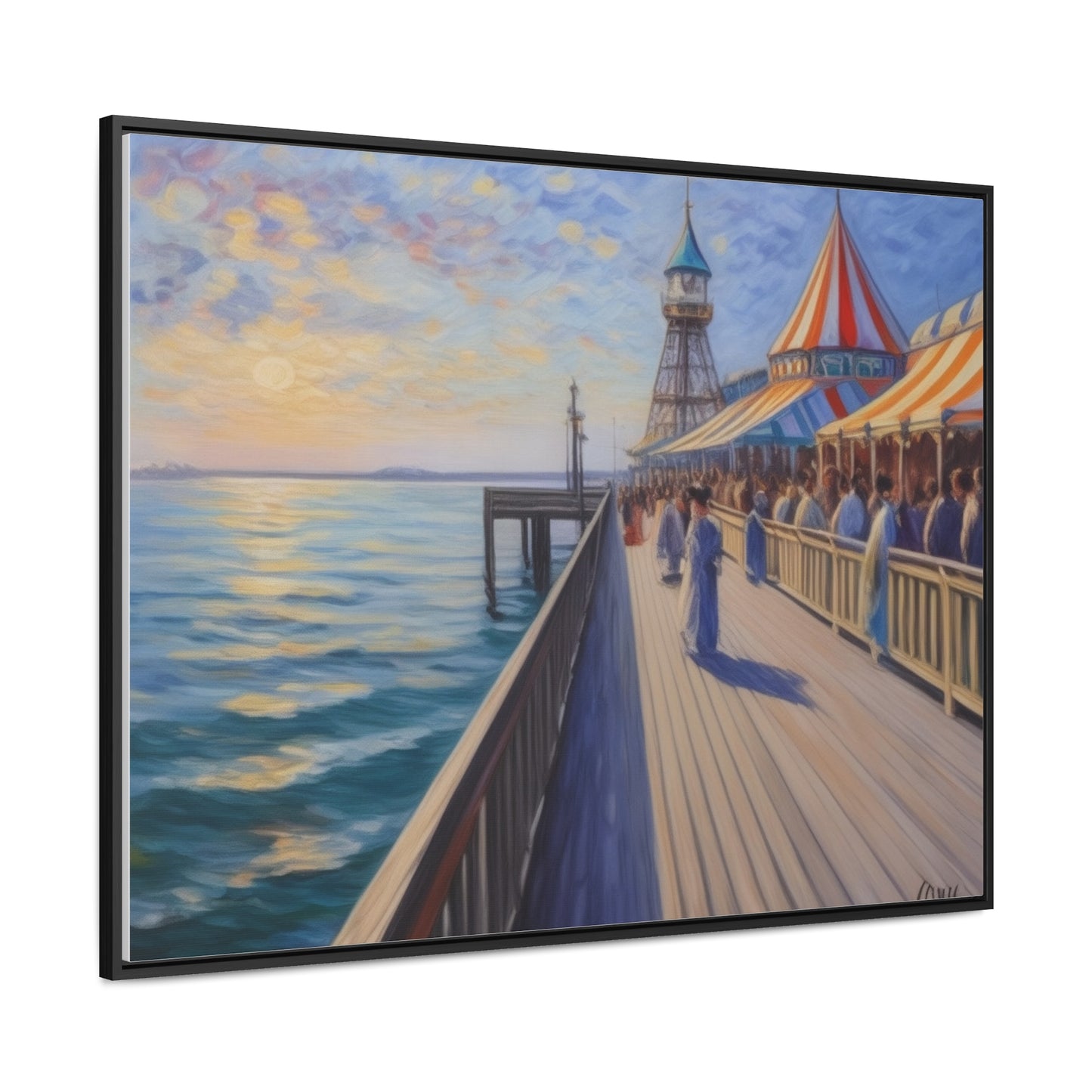 Pier, Wall Art, Gallery Canvas Wraps, Horizontal Frame