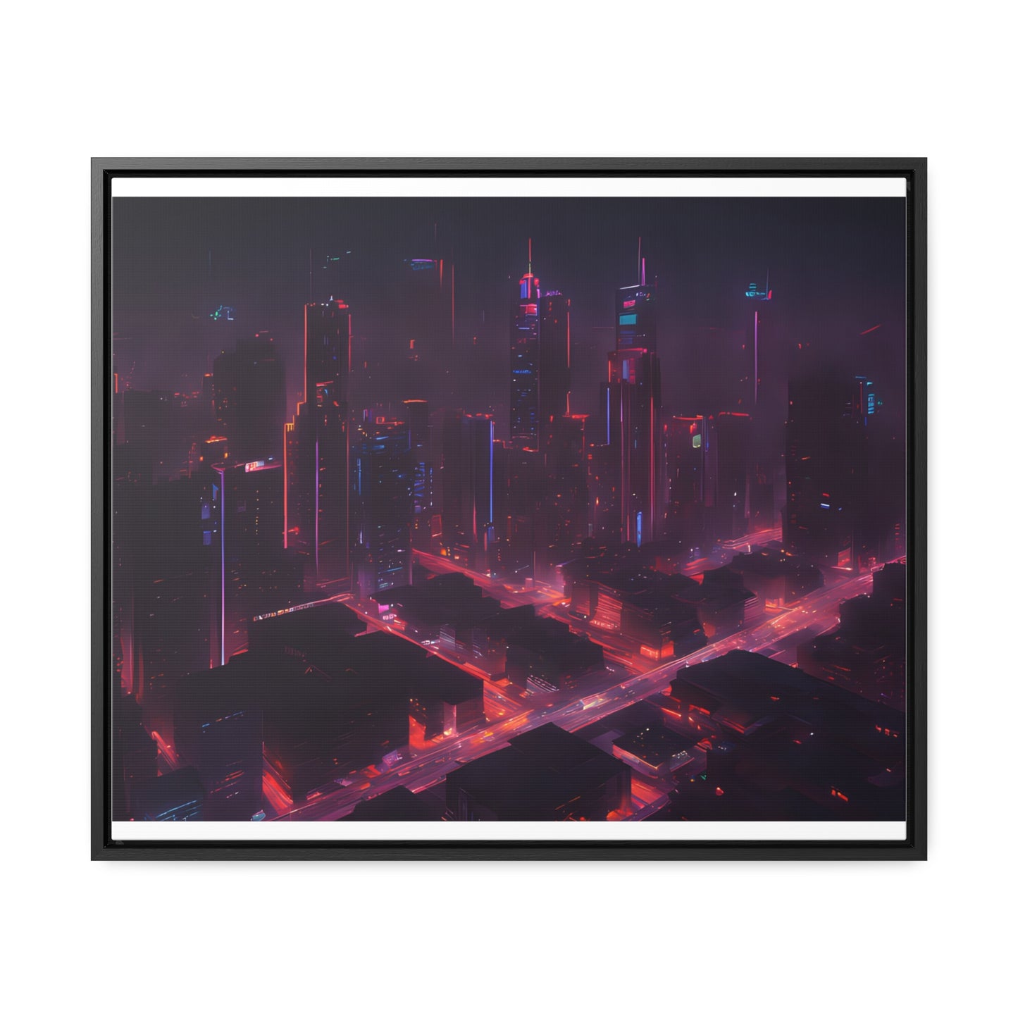 Neon lights, Wall Art, Gallery Canvas Wraps, Horizontal Frame