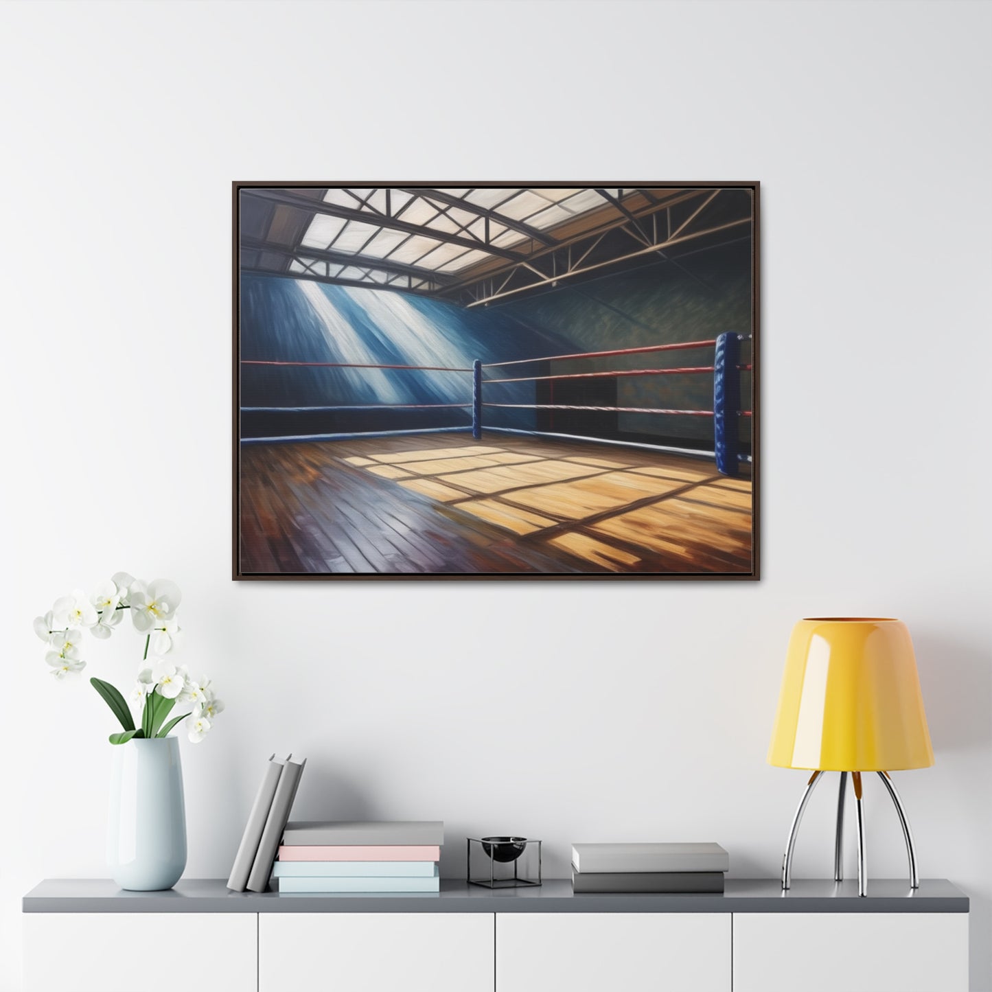 Boxing Ring, Wall Art, Gallery Canvas Wraps, Horizontal Frame