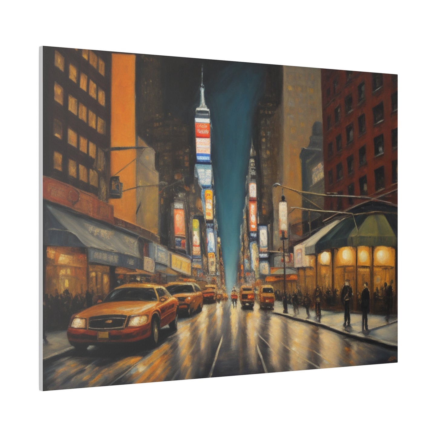 The City, Wall Art, Matte Canvas, Stretched, 0.75"