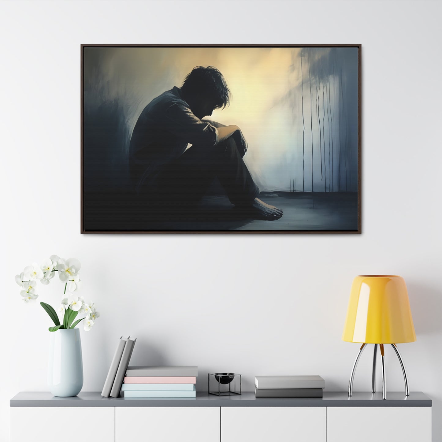 Gloomy, Wall Art, Gallery Canvas Wraps, Horizontal Frame