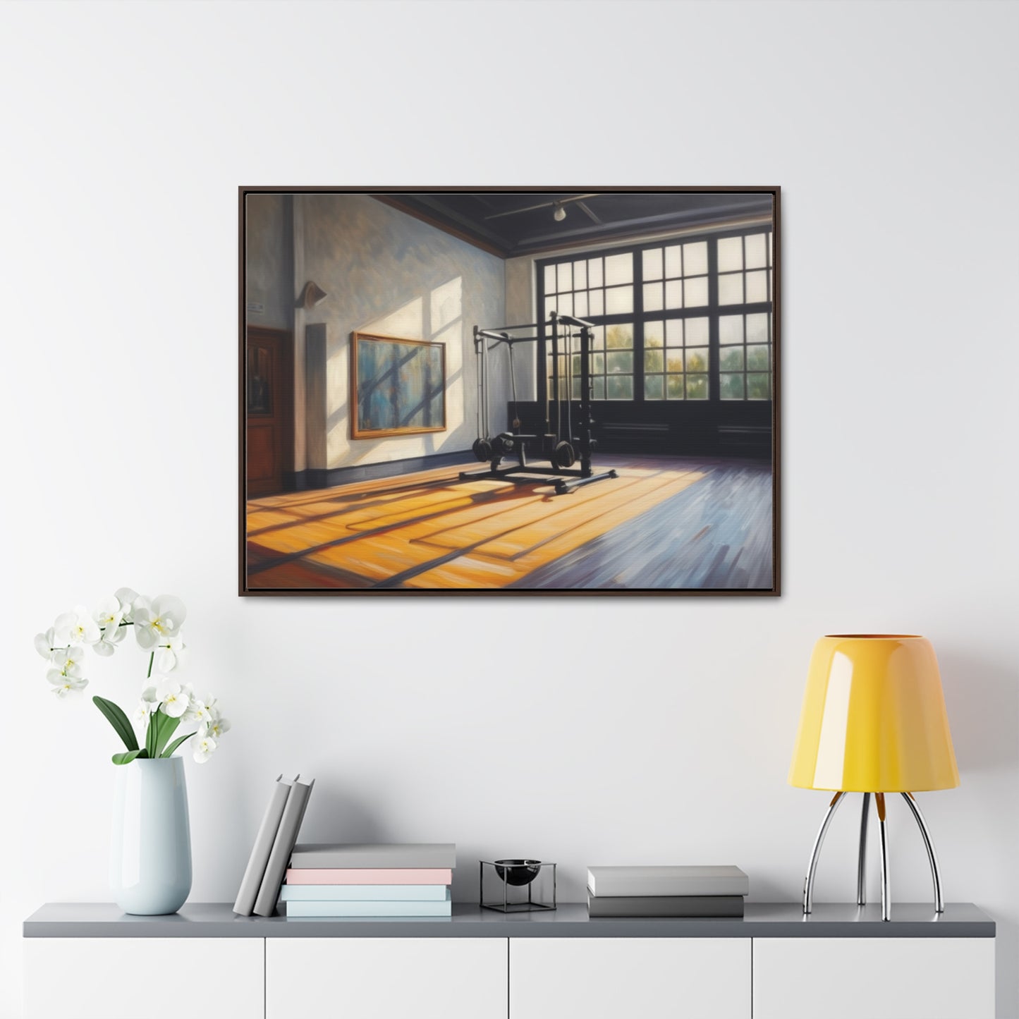 Gym, Workout, Wall Art, Gallery Canvas Wraps, Horizontal Frame