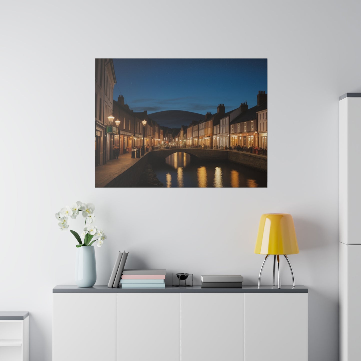 Canal, Wall Art, Matte Canvas, Stretched, 0.75"