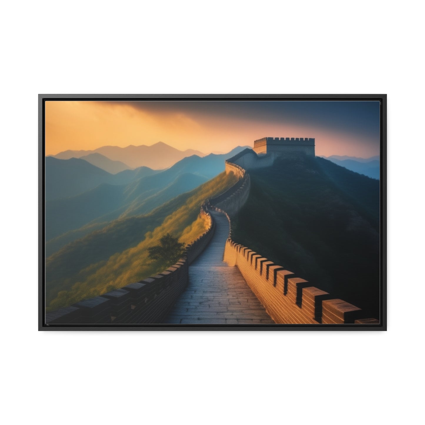 Great Wall of China, Wall Art, Gallery Canvas Wraps, Horizontal Frame