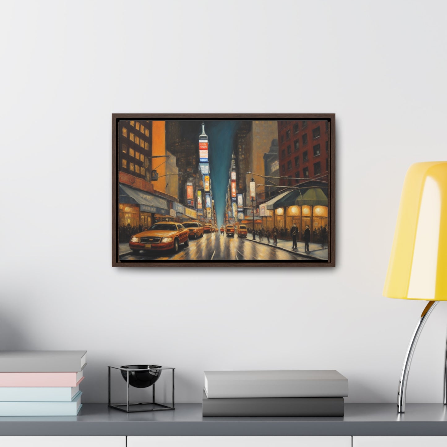 The City, Wall Art, Gallery Canvas Wraps, Horizontal Frame