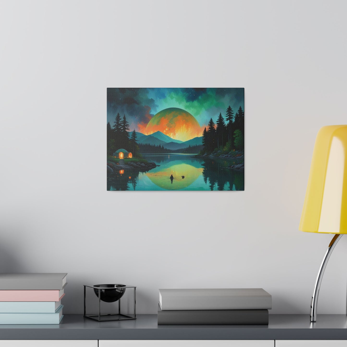 The Moon Tonight, Wall Art, Matte Canvas, Stretched, 0.75"